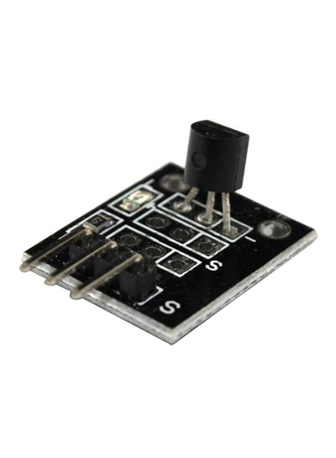 Vicactus KY-001 DS18B20 Temperature Measurement Sensor Module Board For Arduino KY001 DIY Starter Kit Black - Image 2