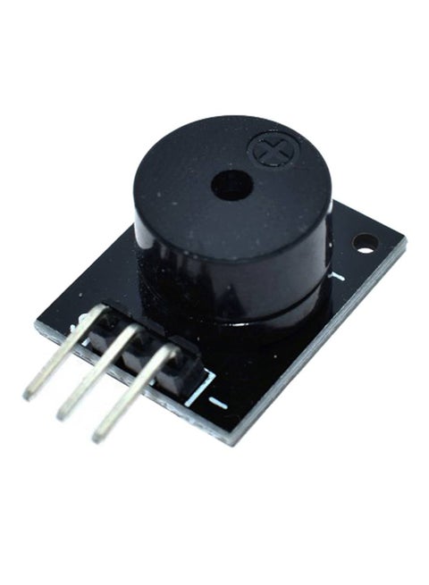 2-Piece KY-006 Miniature Passive Buzzer Alarm Sensor Module For Arduino Starter Kit Black