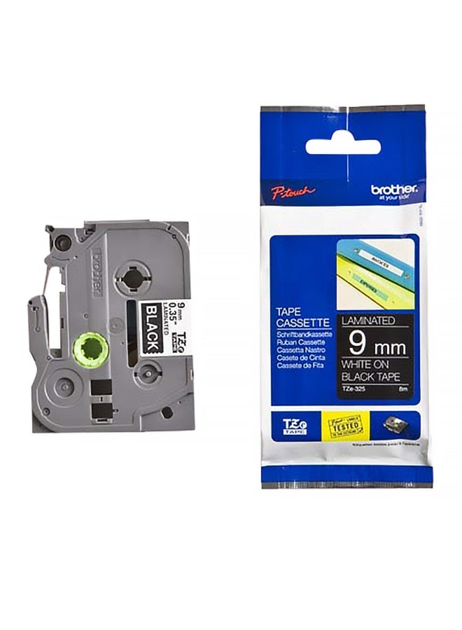 بروذر شريط تعريف مقاس 9 مم أسود/ أبيض