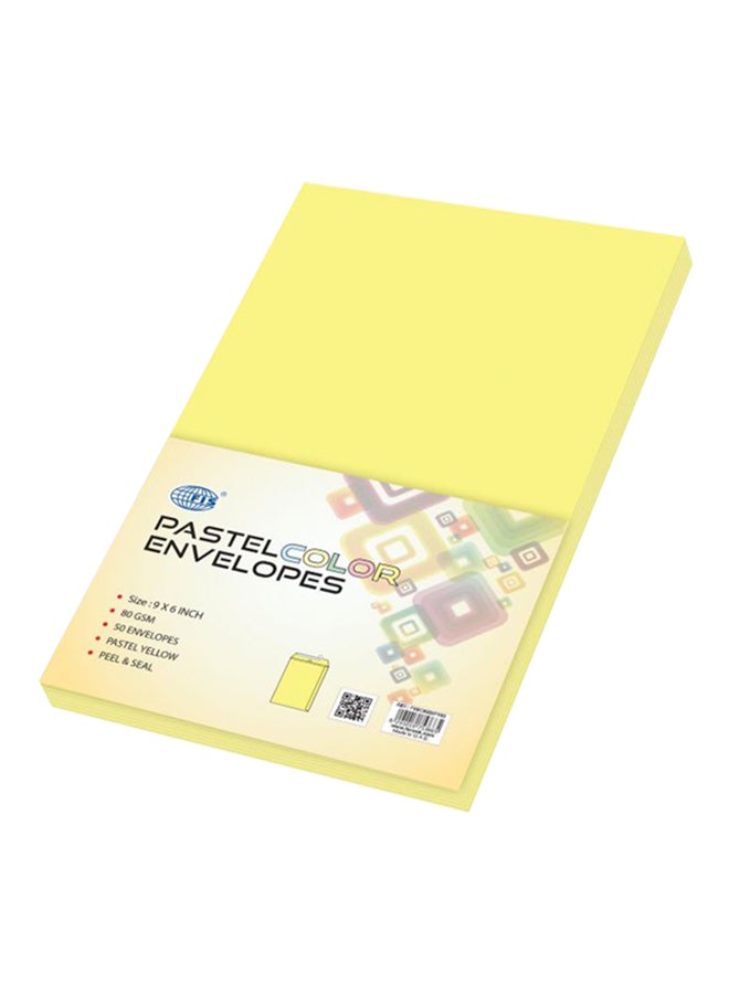 FIS 50-Piece Envelope Set Yellow - Image 2