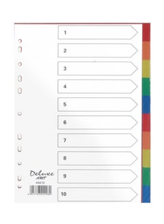 Deluxe Amt Index Divider Without Number Multicolour 