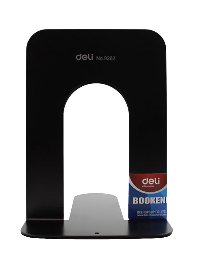 Deli 2-Piece Portable Book Ends Black - Image 1