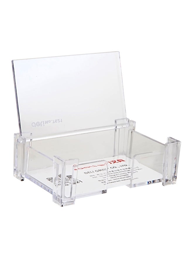Deli Business Card Holder Clear