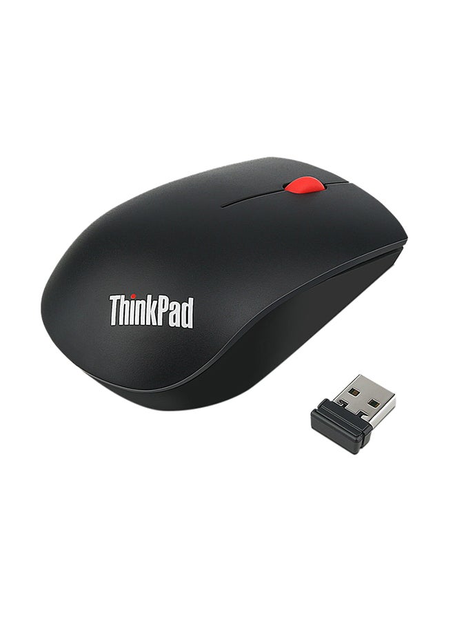 لينوفو ماوس لاسلكي بسطح مانع للانزلاق أسود - Image 4