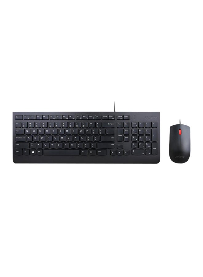 Lenovo Keyboard And Mouse Set Black - Image 1