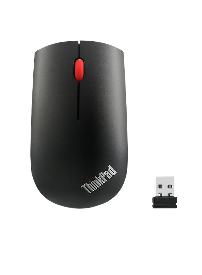 لينوفو ماوس لاسلكي بسطح مانع للانزلاق أسود - Image 1