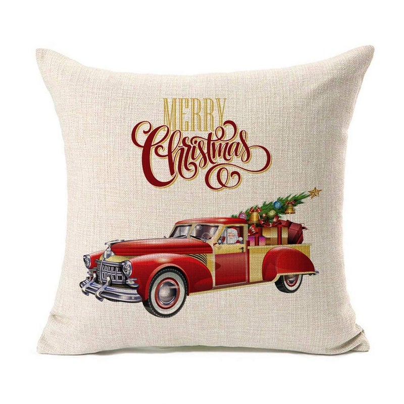 Decorative Pillow Cover cotton Beige 18x18inch  - Image 1