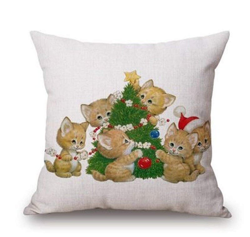 Decorative Pillow Cover cotton Beige 18x18inch  - Image 1