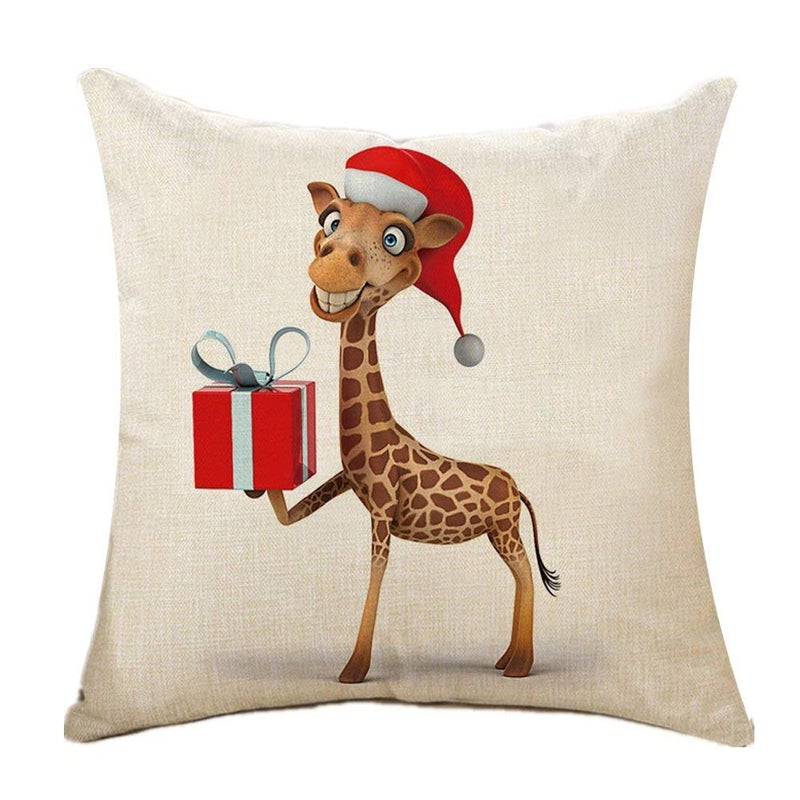 Decorative Pillow Cover cotton Beige 18x18inch  - Image 1