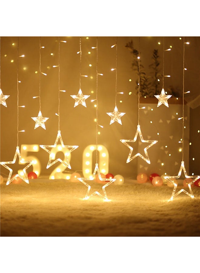 Y&D - Set Of 9 LED Fairy String Star Decorative Lights Yellow 3meter - Image 1