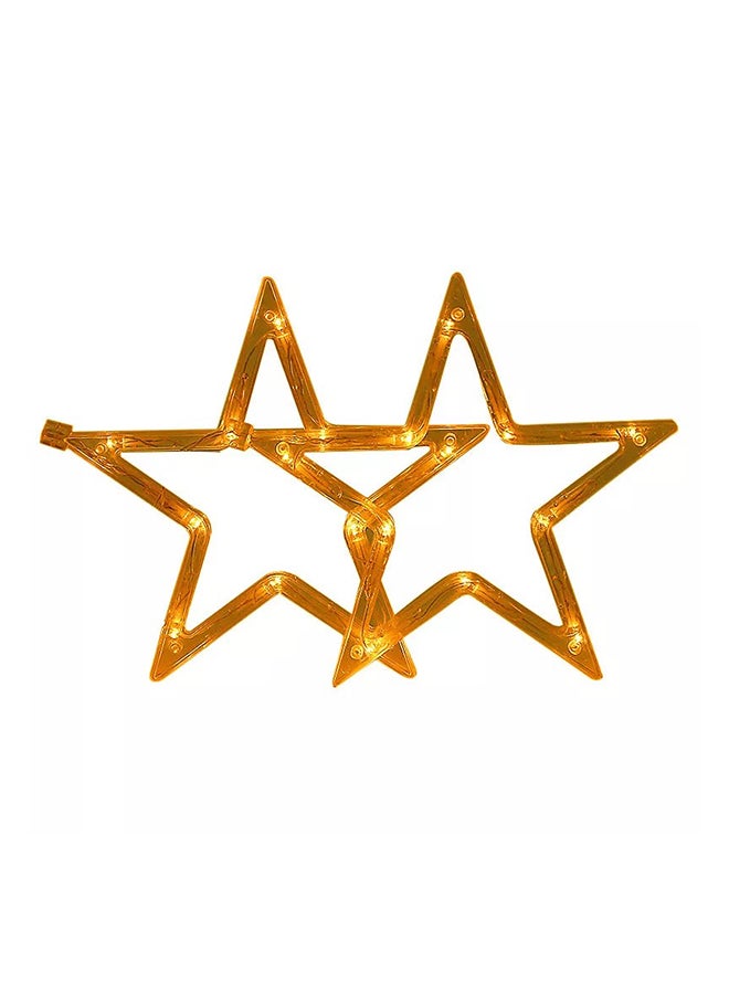 Y&D - Set Of 9 LED Fairy String Star Decorative Lights Yellow 3meter - Image 1