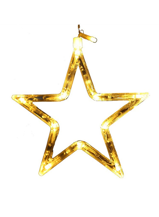 Y&D - Set Of 9 LED Fairy String Star Decorative Lights Yellow 3meter - Image 1