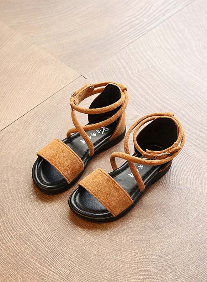HUSK'SWARE - Unique Accent Casual Sandals Brown - Image 1