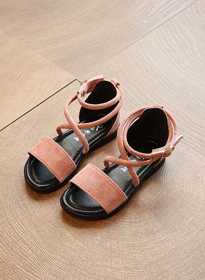 هوسكس وير صندل كاجوال بلمسة مميزة وردي. - Image 3