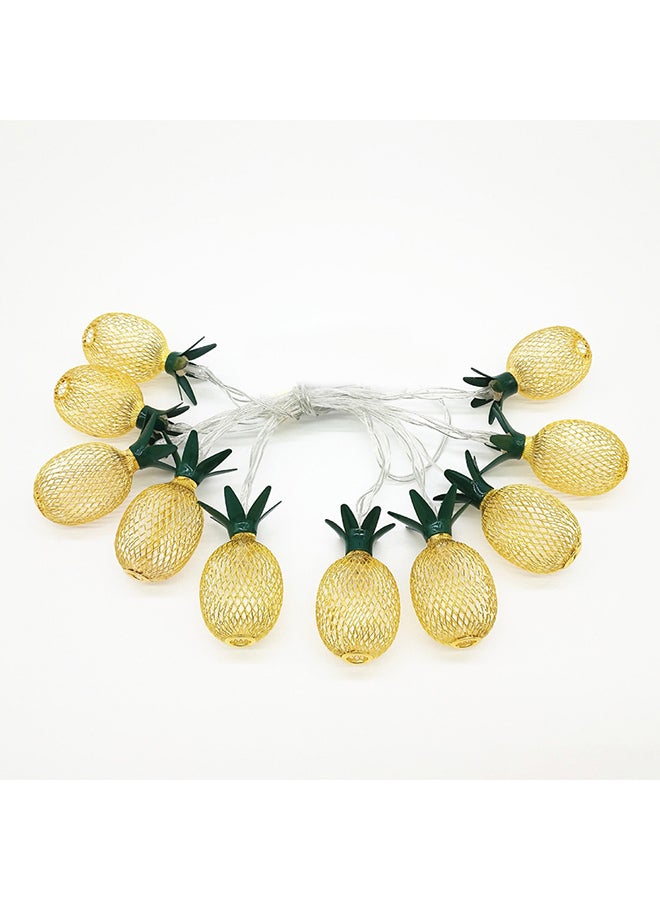 UNIVERSAL 10-LED Pineapple Light Gold 160cm - Image 1