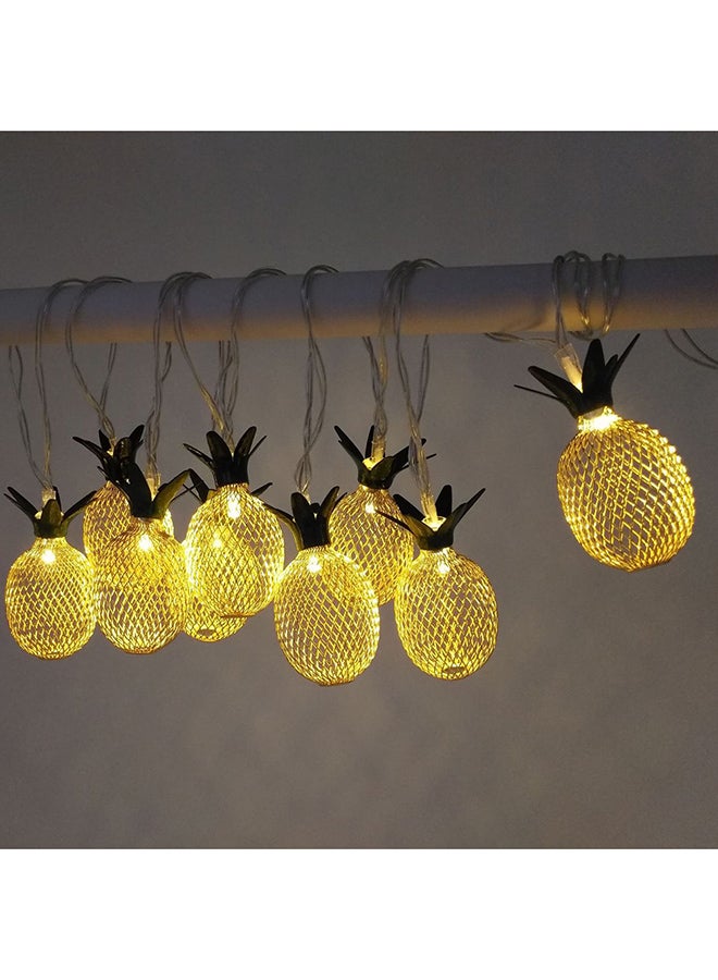 UNIVERSAL 10-LED Pineapple Light Gold 160cm - Image 2