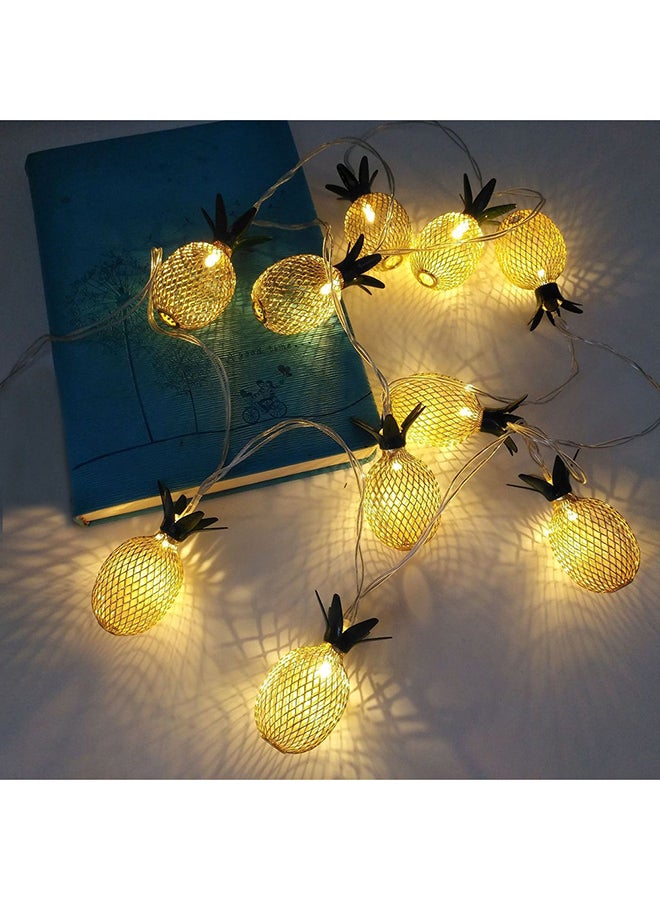 UNIVERSAL 10-LED Pineapple Light Gold 160cm - Image 3