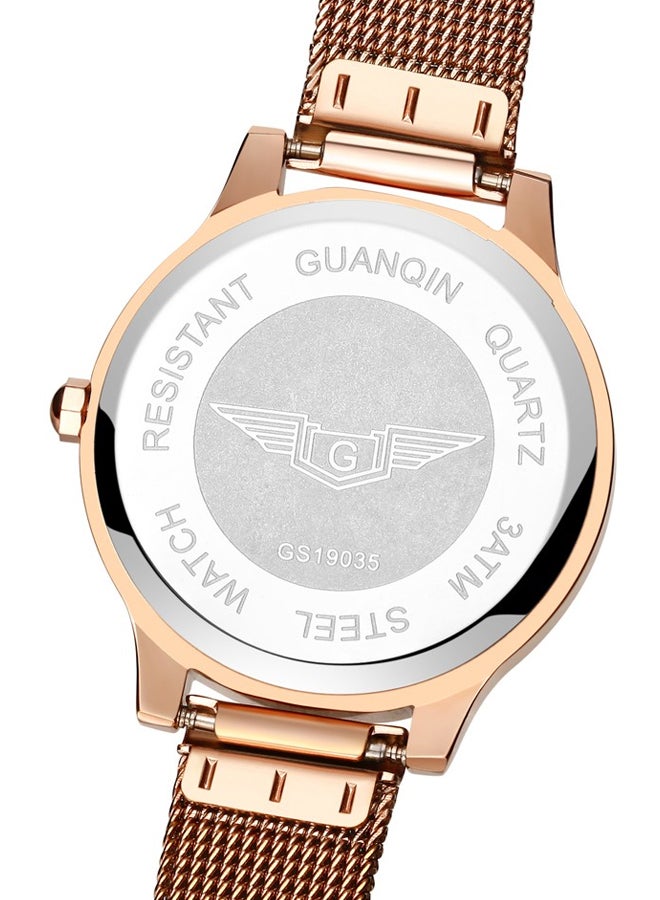 GUANQIN - Women's Waters Resistant Stainless Steel Analog Watch SW0061 - Image 1