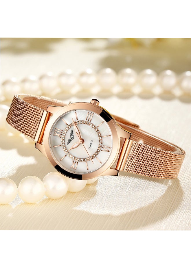 GUANQIN - Women's Waters Resistant Stainless Steel Analog Watch SW0061 - Image 1
