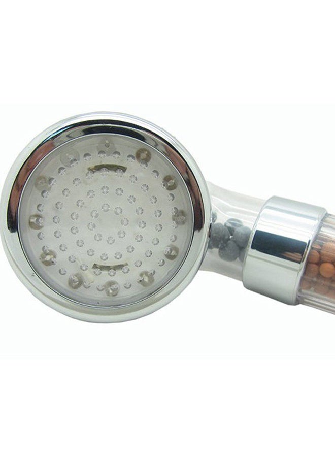 YupFun - LED Shower Head Silver/Clear 22cm - Image 1