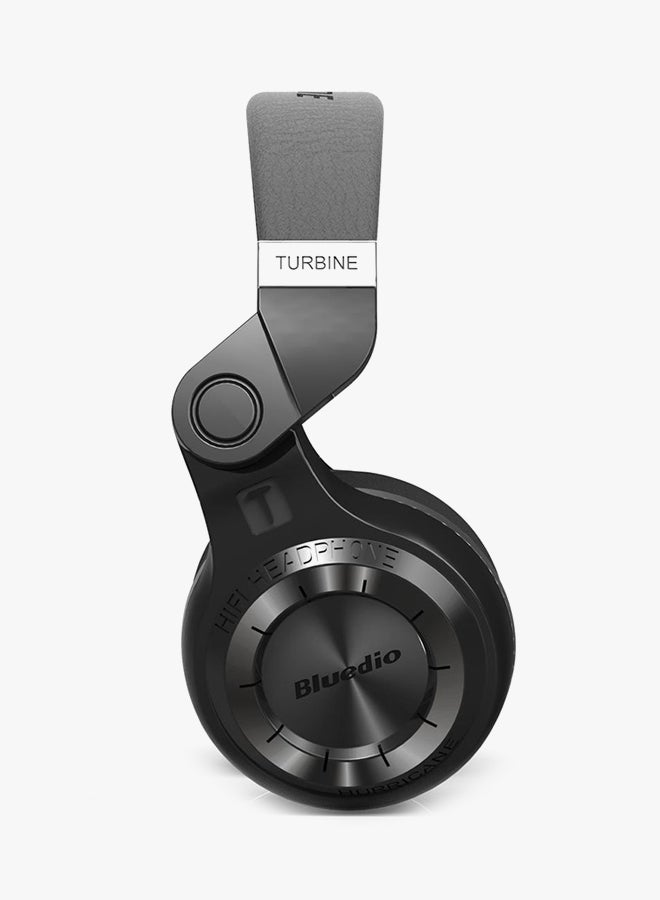 بلوديو سماعات رأس بخاصية البلوتوث تغطي الأذن أسود/فضي - Image 2