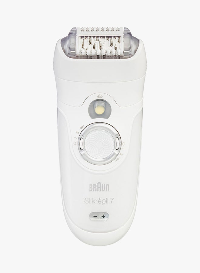 براون جهاز إزالة الشعر اللاسلكي للاستعمال الجاف والرطب أبيض/فضي - Image 2