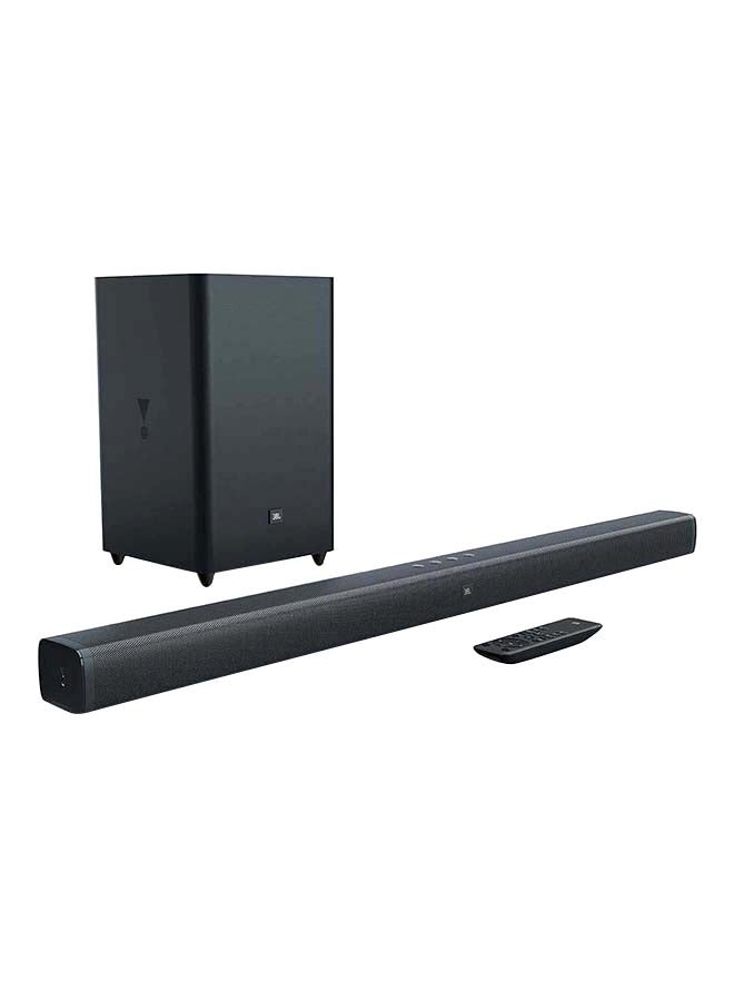 JBL - 2.1 Channel Soundbar Wireless Bluetooth Speaker BAR21BLK Black - Image 1