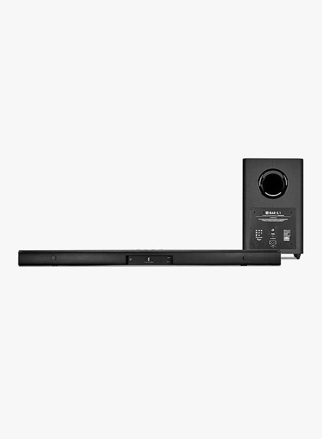 JBL - 2.1 Channel Soundbar Wireless Bluetooth Speaker BAR21BLK Black - Image 1