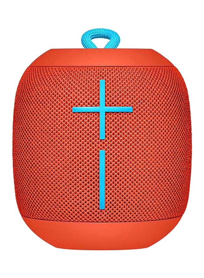 Logitech - UE WonderBoom Wireless Bluetooth Speaker Red - Image 1