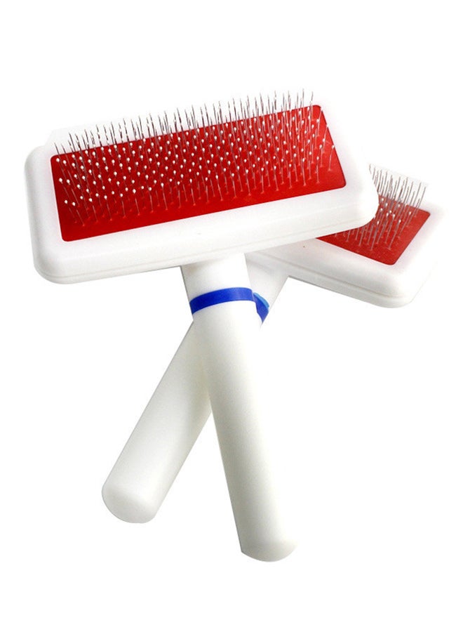 UNIVERSAL Pet Hair Removal Brush White/Red 14.00 x 8.00 x 3.50cm - Image 1