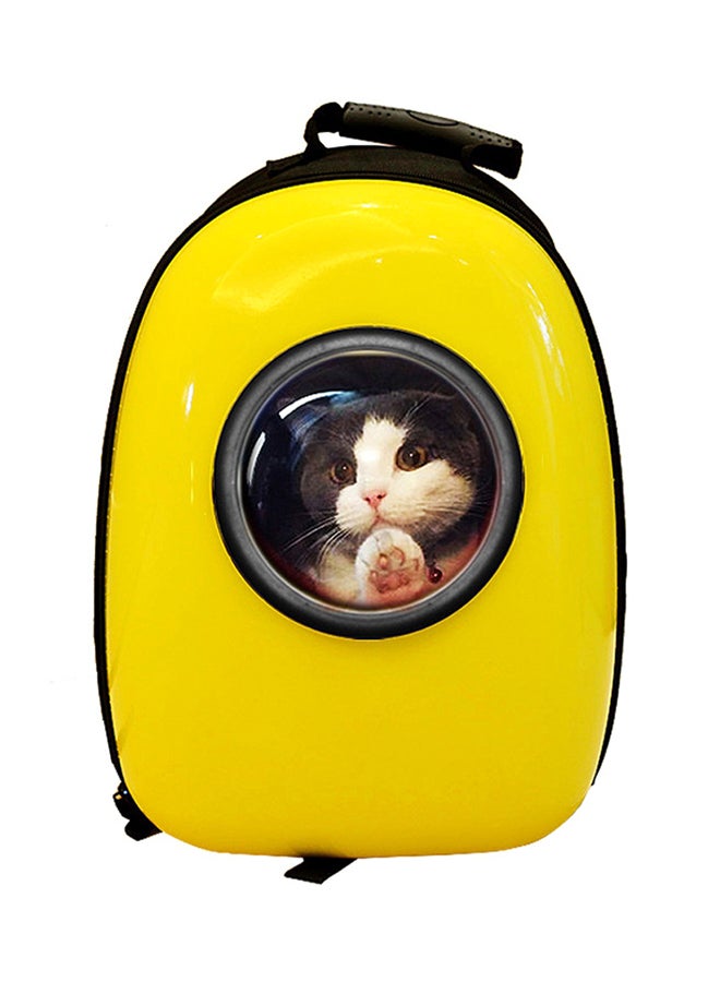 UNIVERSAL Pet Travel Portable Backpack Yellow/Black 42.00 x 32.00 x 29.00centimeter - Image 1