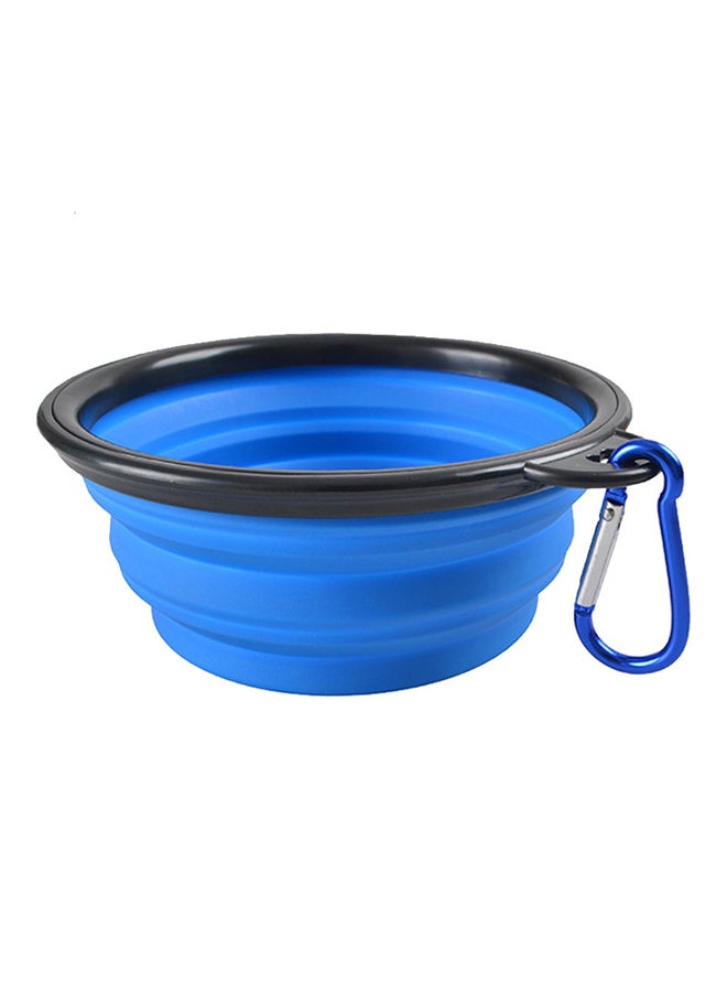 يونيفرسال وعاء محمول للحيوانات الأليفة من السيليكون قابل للطيّ أزرق 13.00 x 5.50 x 9.00Ø³Ù†ØªÙŠÙ…ØªØ± - Image 1