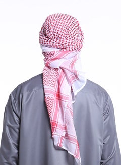 Generic Polyester Headscarf Red/White  - Image 2