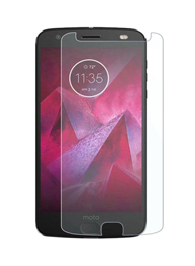 SBAQ Tempered Glass Screen Protector For Motorola Moto X4 Clear