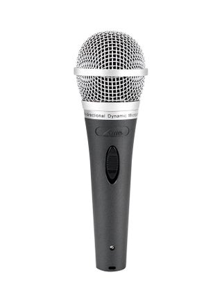 Wired Dynamic Microphone Black/Silver - v1539658757/N18714897A_1
