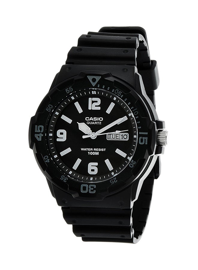 CASIO Men's Water Resistant Analog Watch MRW200H-1B2V - 45 mm - Black - Image 1