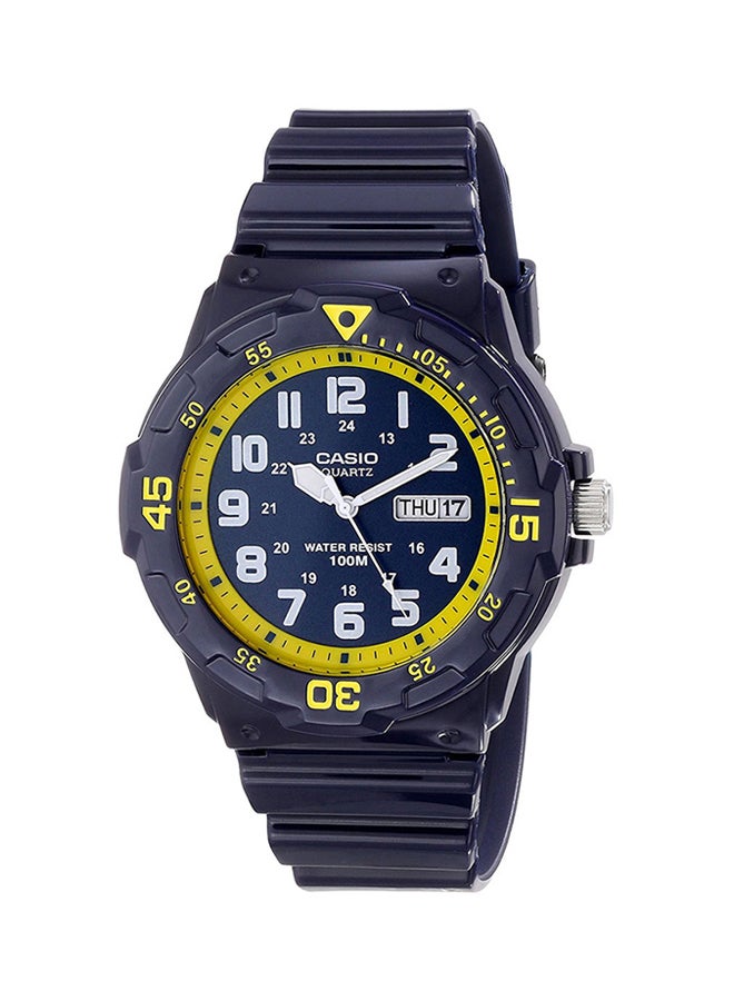 كاسيو ساعة يد كور بعقارب طراز MRW200HC-2BV - مقاس 45 مم - لون أزرق للرجال - Image 1