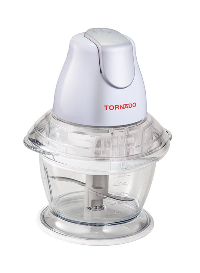 TORNADO Food Chopper 400W 1.0 L 400.0 W CH-400M Clear/White/Silver 