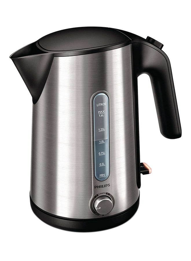 Philips Electric Kettle 1.6L 1.6 L HD4631/20 Silver/Black - Image 1