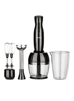 TORNADO Electric Hand Blender With Chopper 1000W THB-1000MC Black/Clear 