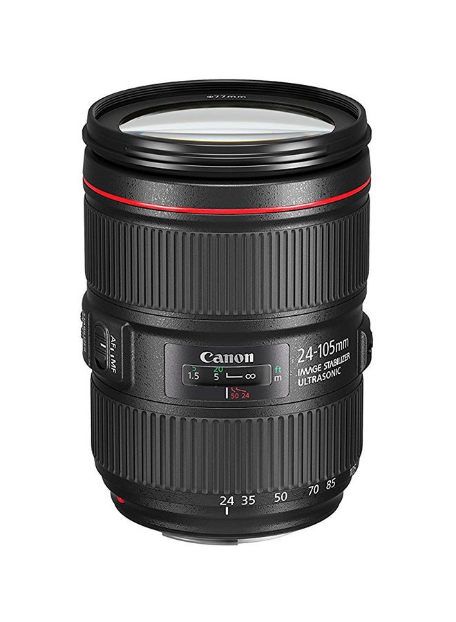 EF 24-105mm f/4L IS II USM Telephoto Camera Lens Black