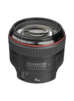 EF 85mm f/1.2L II USM Telephoto Lens For DSLR Camera Black