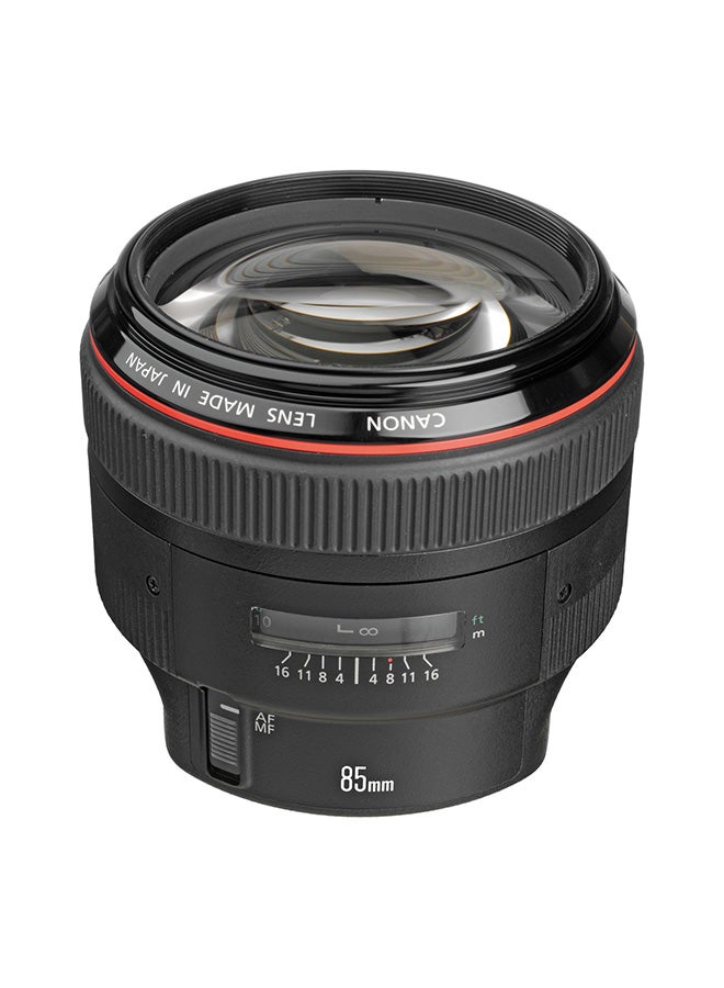Canon - EF 85mm f/1.2L II USM Telephoto Lens For DSLR Camera Black - Image 1