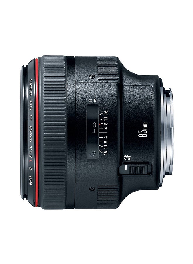 Canon - EF 85mm f/1.2L II USM Telephoto Lens For DSLR Camera Black - Image 1