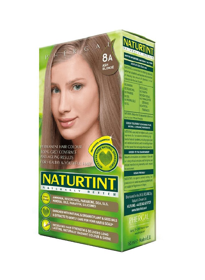 كريم تلوين للشعر بتأثير شبه دائم 8A أشقر رمادي 165ملليلتر