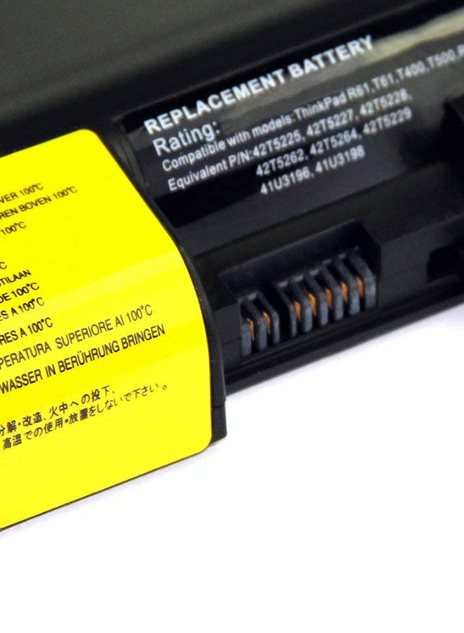 Lenovo 6-Cell Replacement Battery For Lenovo ThinkPad Black - Image 3