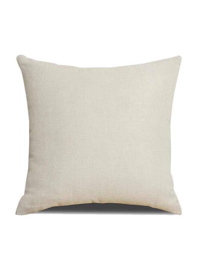 Decorative Pillow Cover cotton Beige 18x18inch  - Image 2
