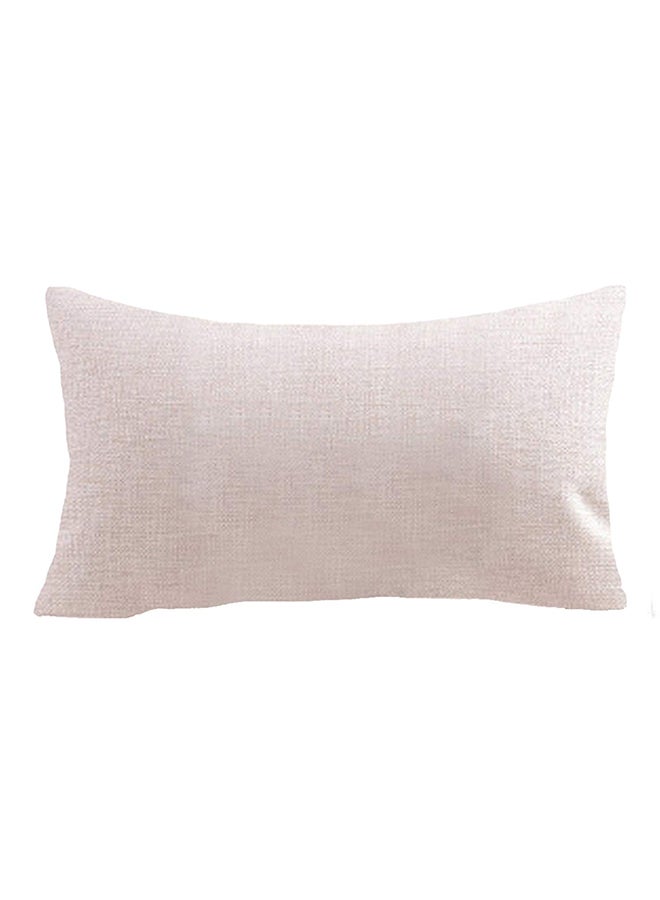 Printed Pillow Cover Cotton Red 12x20inch - Image 2
