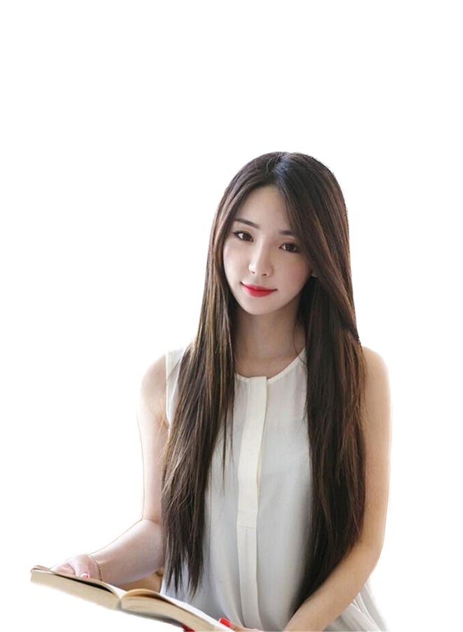 باروكة شعر طويلة بني 400جرام - Image 1