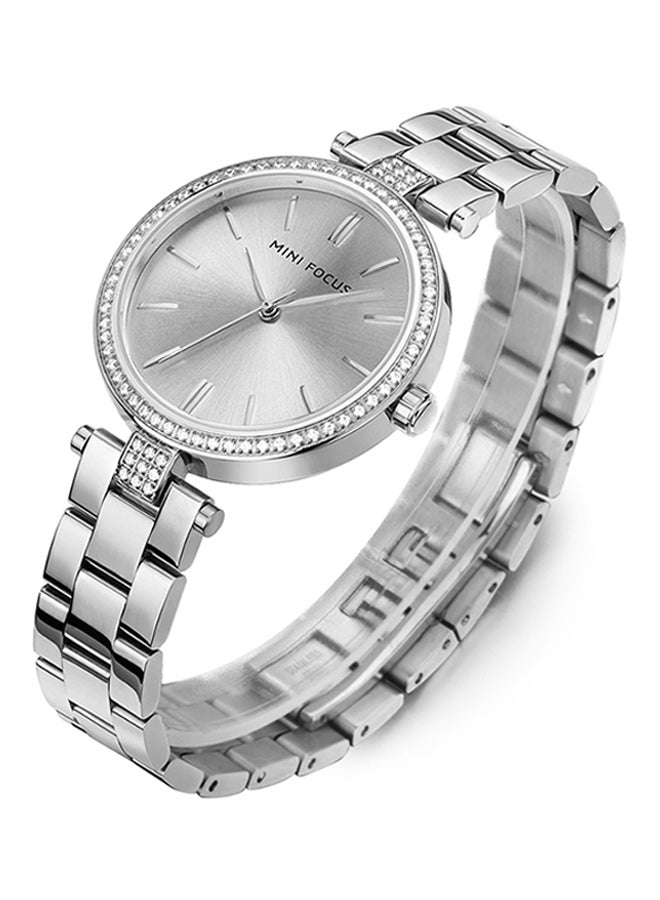 ميني فوكاس ساعة بعقارب وسوار جلدي طراز MF0039L06 women - Image 2